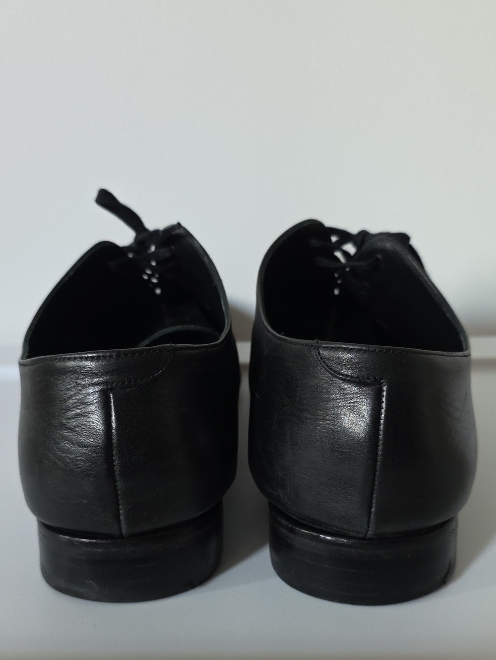 Mens Thursday Boot Co. Black Leather Chairman Dress Shoes - US 15 Wide - Picture 11 of 13